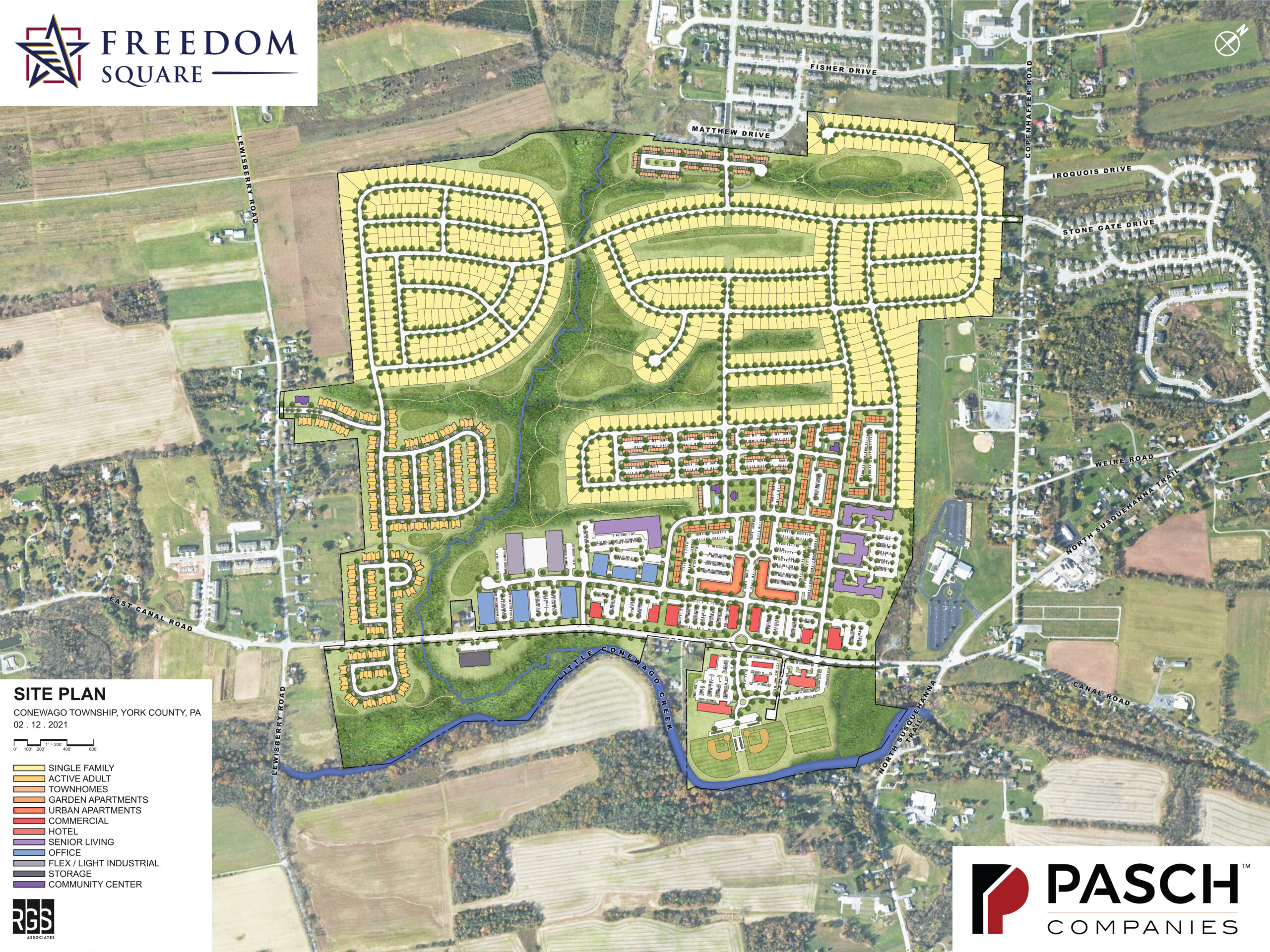 Freedom Square Site Plan